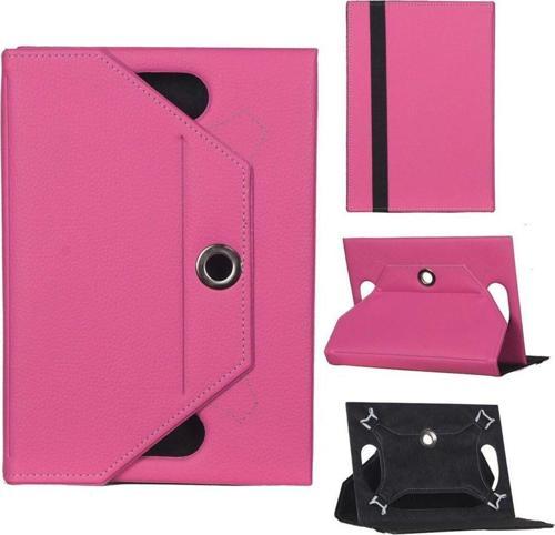 Türk Tablet  Mediatek Kt107 Universal Standlı Tablet Kılıfı Pembe
