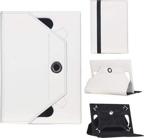 Türk Tablet  Preo Ptab P10 Universal Standlı Tablet Kılıfı Beyaz