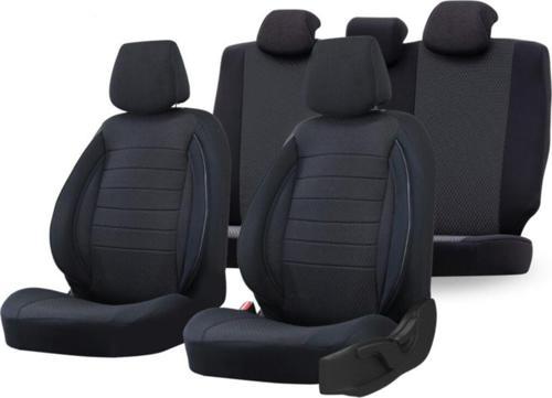 Volvo S40 Serisi Ultra Luks Oto Koltuk Kilifi Sıyah-Siyah