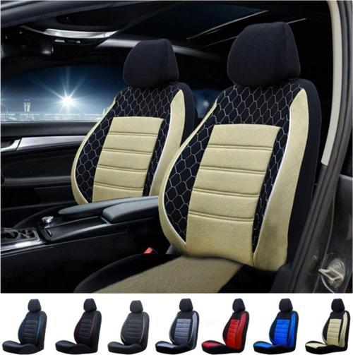 Volvo S40 Uyumlu Oto Koltuk Kilifi Gof Bej-Siyah Standart Beden