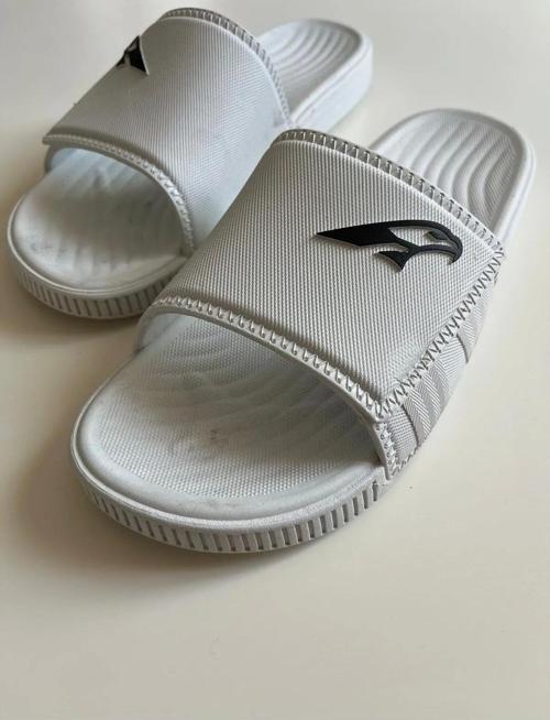 Erkek Kaymaz Terlik Balkon Plaj Havuz Islak Zemin Terliği Kartal Beyaz