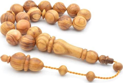 Usta İşi Sistemli Sığırcık Kesim Zeytin Ağacı Efe Maskot Tesbih