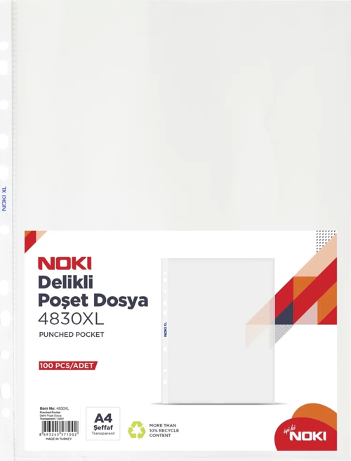 Poşet Dosya A4 Ekstra Geniş XL (100 lü Paket)