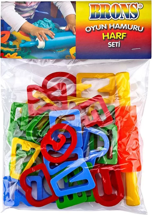Oyun Hamuru Kalıp Seti Harfler BR-473