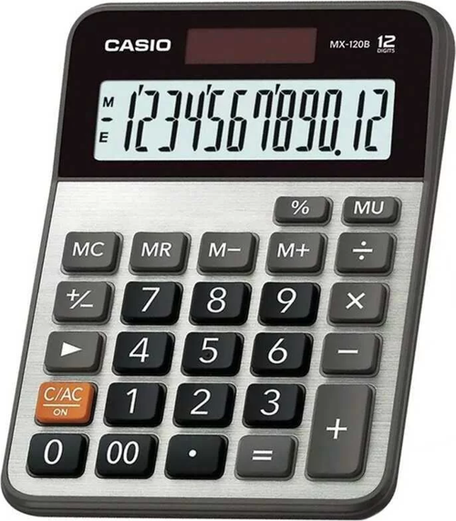 MX-120B Hesap Makinesi 12 Hane Pilli ve Güneş Enerjili