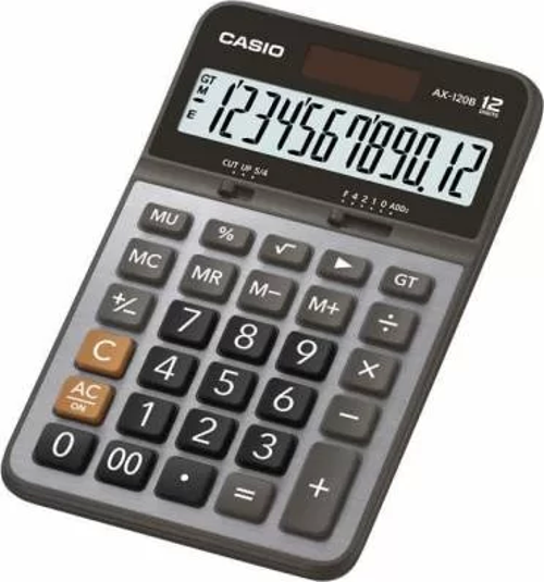 AX-120B Hesap Makinesi Pratik Masaüstü (12 Haneli)