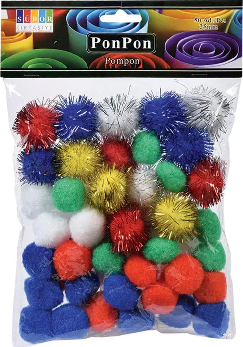 Pon Pon Metalik-Normal Renkler 50li SS24