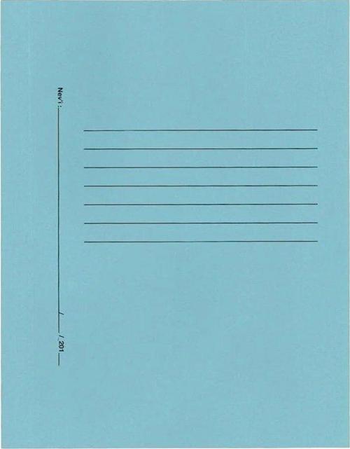 ALEMDAR MAVİ TELLİ TAM KAPAKLI LÜKS KARTON DOSYA