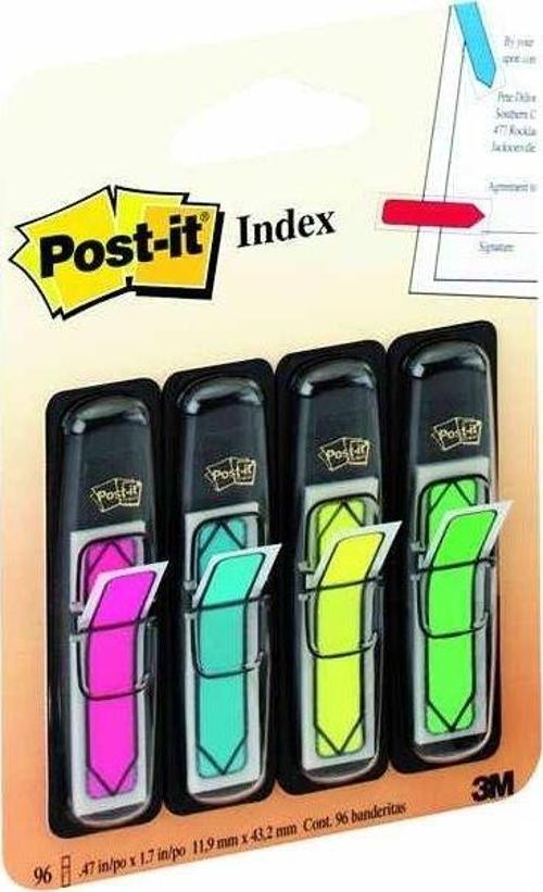 Index Ok Şeklinde 4 Neon Renk 684-ARR4