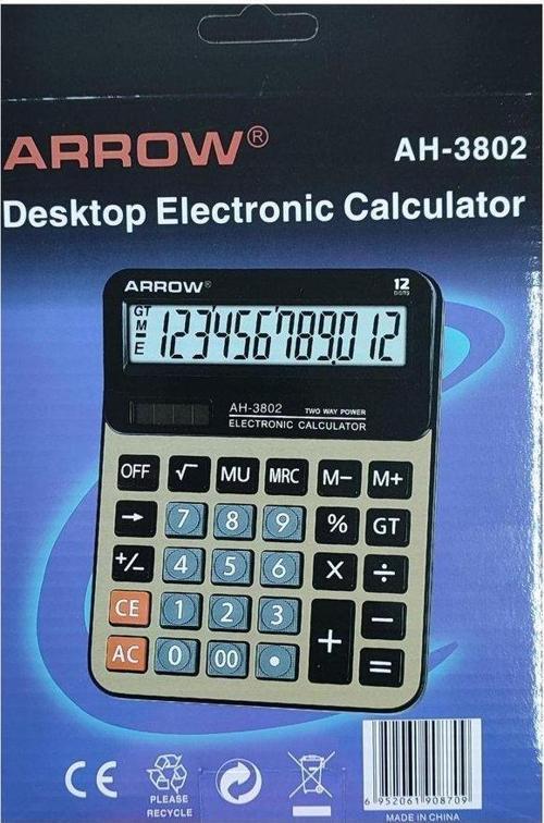 AH-3802 12 Haneli Hesap Makinesı