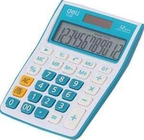 1238 Hesap Makinesı 12 Hane Mavi