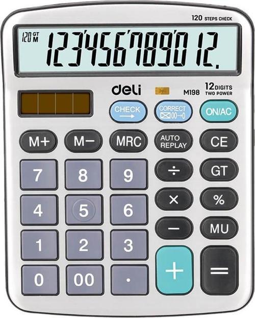 Hesap Makinesi Core 12 Hane Metalik Gümüş EM19810
