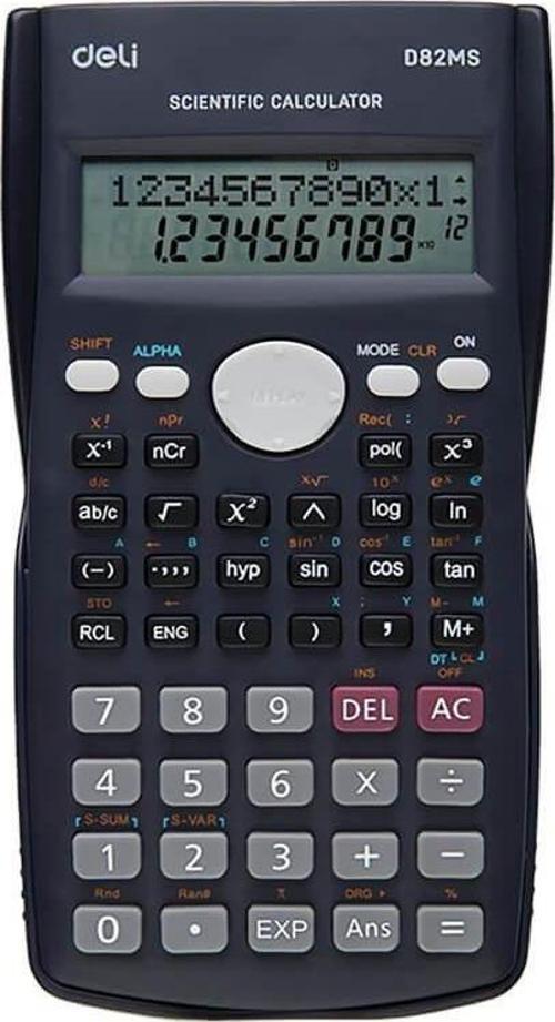 Bilimsel Hesap Makinesi 240F-10+2 Digits D82MS