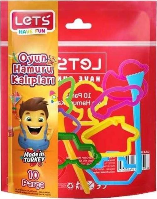 Oyun Hamuru Kalıpları 10 Parça