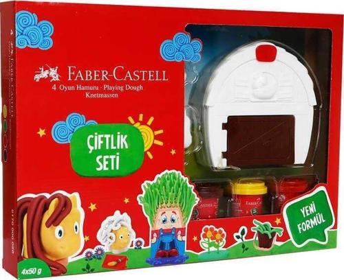 Faber-Castell Oyun Hamuru Çiftlik Seti 4x50 gr