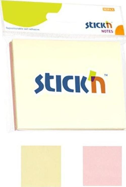 STİCK'N 21094 YAPIŞKANLI NOT KAĞIDI 76x102 100 YAPRAK PASTEL 2 RENK