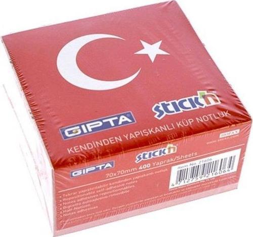 STİCK'N 21606 YAPIŞKANLI KÜPNOT KAĞIDI TÜRKİYE 70x70 400 YAPRAK