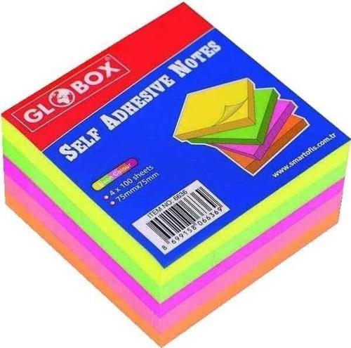 Yapışkanlı Not Kağıdı 75x75 400 Yaprak Neon