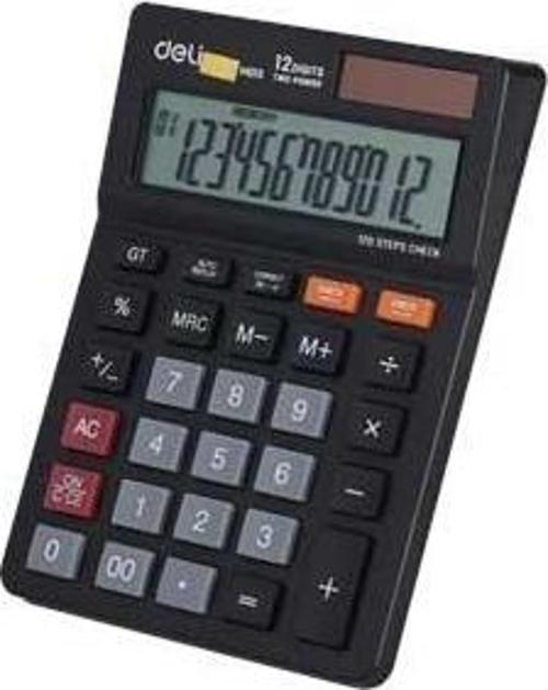 M01320 Hesap Makinesı Masa Üstü 12 Hane Siyah