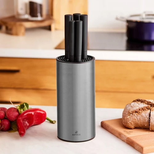 Roscar Inox Standlı 6 Parça Bıçak Seti