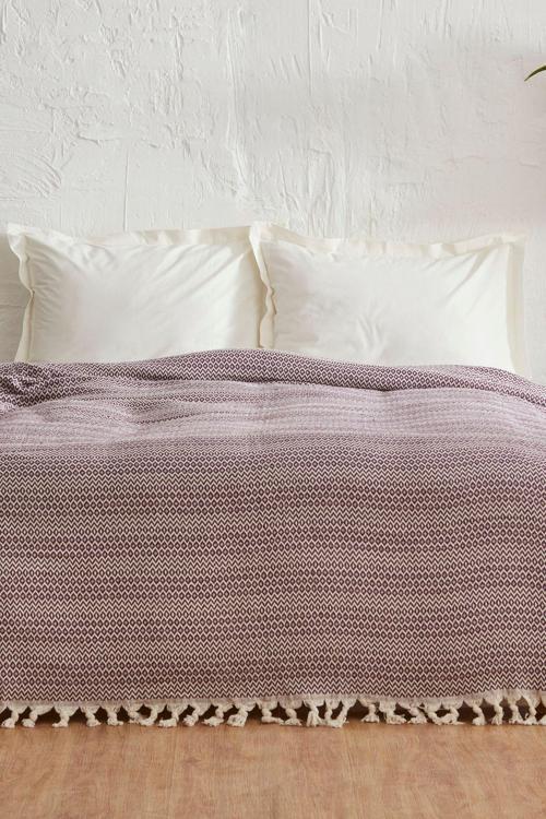 Levi Lila Çift Kişilik Pike