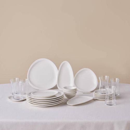 Forever Bone Cosima 26 Parça 6 Kişilik Kahvaltı Takımı