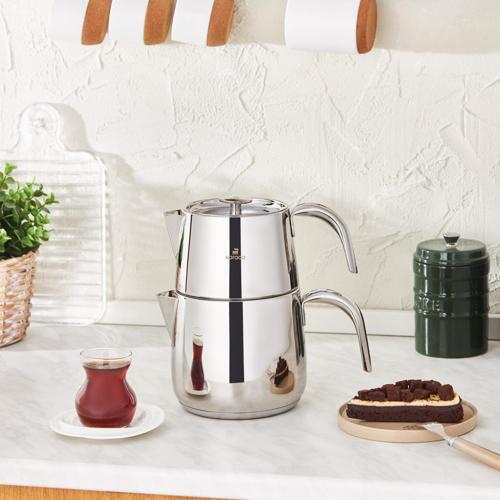 Curve İndüksiyon Tabanlı Midi Çaydanlık Takımı