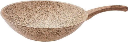Wood Silver Bio Granit Wok Tava 28 Cm