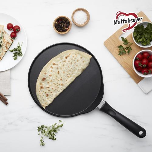 Mutfaksever Gözleme Ve Krep Tavası Siyah