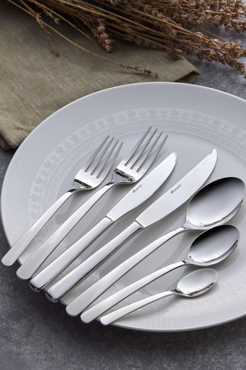 Vesper 84 Parça 12 Kişilik Elegance Kutulu Çatal Kaşık Bıçak Takımı