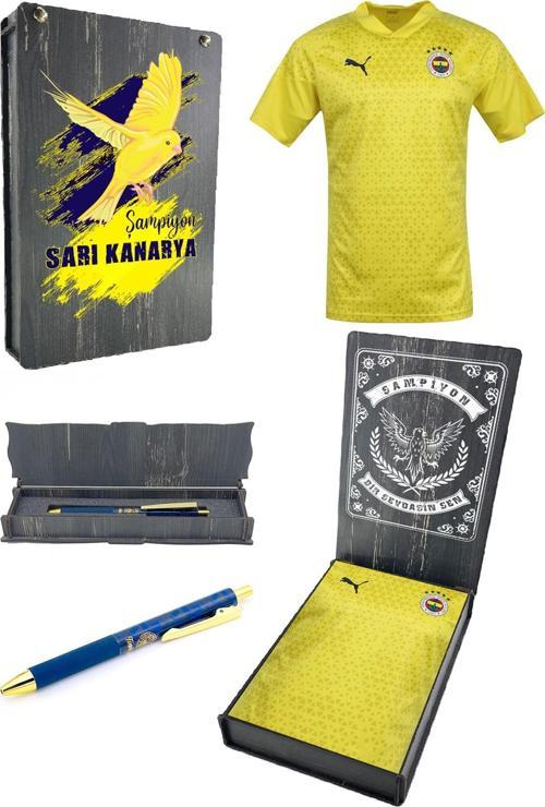 Orijinal A Takım Futbolcu Antrenman T-Shirt + Kalem Set Ahşap Kutulu
