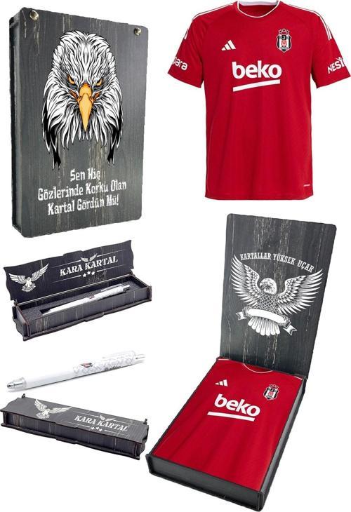Orijinal 24-25 Kırmızı Forma Kalem Hediyeli Özel Tasarım Hediyelik Ahşap Kutulu