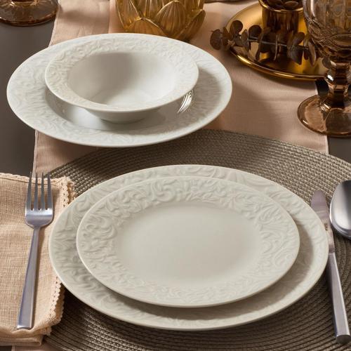 Bronte Bone 24 Parça 6 Kişilik Yemek Takımı