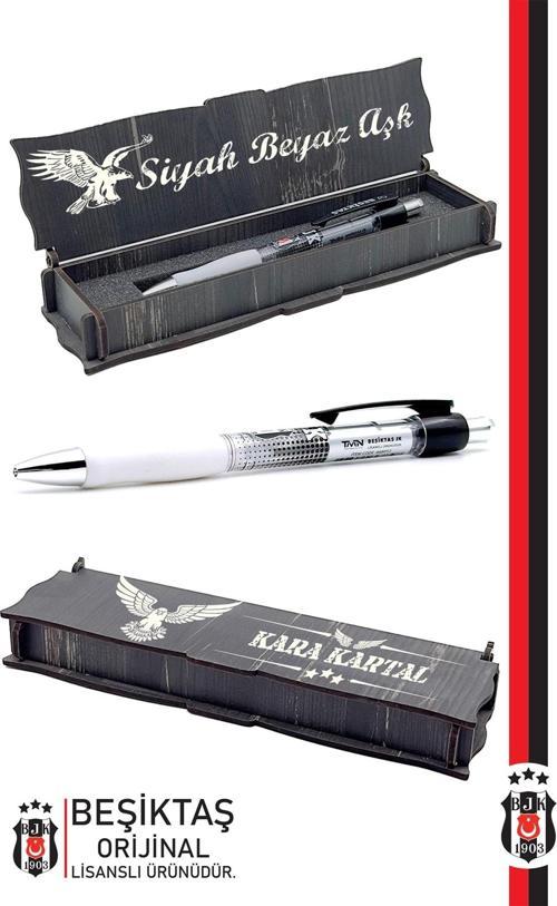 Orijinal Lisanslı Plastik Gövde Versatil Uçlu Kalem 0.7 Hediyelik Ahşap Kutulu