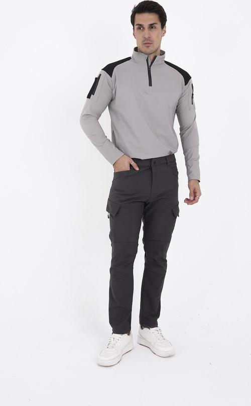 Camp593 Outdoor Softshell Su Ve Rüzgara Dayanıklı içi Polarlı Kışlık Erkek Taktik Pantolon