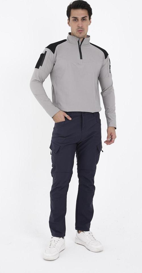 Camp593 Outdoor Softshell Su Ve Rüzgara Dayanıklı içi Polarlı Kışlık Erkek Taktik Pantolon