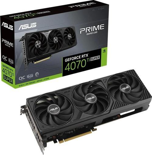 GeForce RTX 4070 Ti Super Prime OC Edition O16G 16GB GDDR6X 256 Bit Ekran Kartı