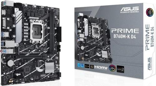 Prime B760M-K D4 DDR4 5333mhz (OC) RGB M.2 1700p mATX Anakart
