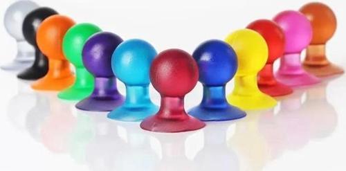 12 Adet Topuz Vantuz Askı Çok Amaçlı Renkli Vantuz Mini Squigz