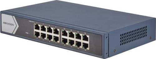 HIKVISION DS-3E0516-E(B) 16 Port 10/100/1000 Yönetilemez 16 Port PoeSiz Metal Kasa