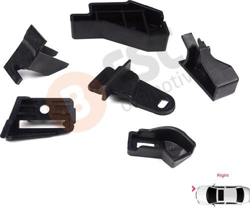 Nissan Qashqai MK2 J11 2013-2021 260104EH0A İçin Sağ Ön Far Ayak Tamir Seti 