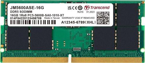 JM5600ASE-16G 16GB DDR5 5600Mhz CL46 1.1V Notebook Ram