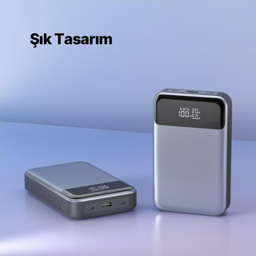 Ttec 2BB218UG Recharger Pro LCD 20.000 Mah Pd 130W Taşınabilir Hızlı Şarj Aleti/Powerbank 7