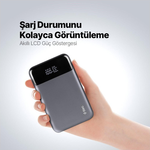 Ttec 2BB218UG Recharger Pro LCD 20.000 Mah Pd 130W Taşınabilir Hızlı Şarj Aleti/Powerbank 6