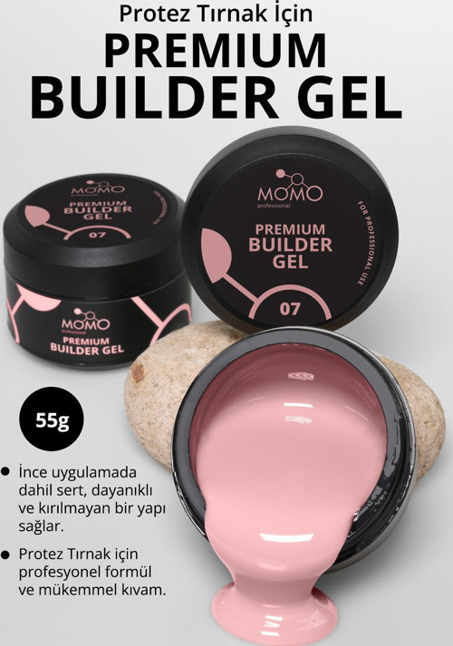 Premium Protez Tırnak Jeli 07, Natural, 55 gr