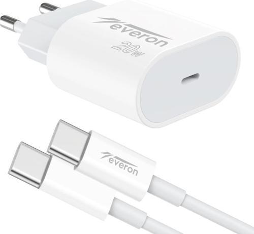 20w Typec Typec Kablolu Şarj Cihazı Evr-013-C