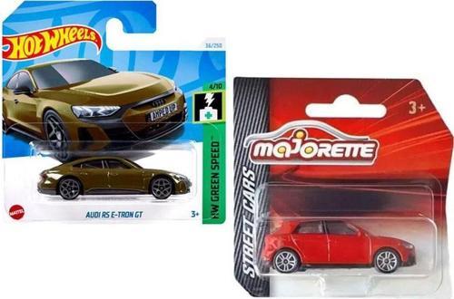 RS E-Tron GT & Majorette Audi A1 Sportback (1/64) 2 Araç Audi Set