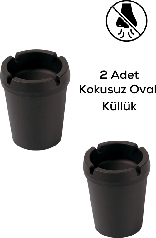 2 Adet Kokusuz Oval Küllük MIT1131