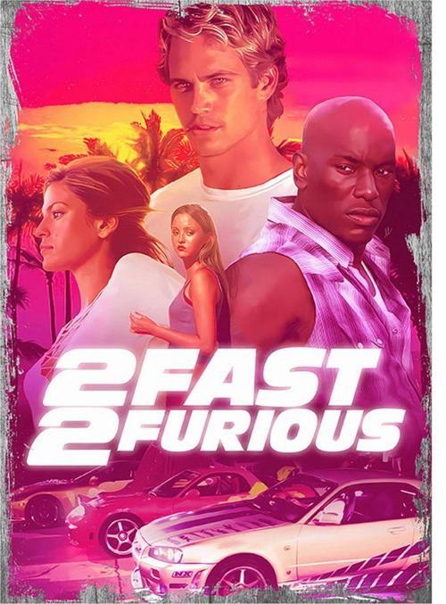 Hızlı Ve Öfkeli 2 Fast And Furious Model Ahşap Tablo 35Cm X50Cm
