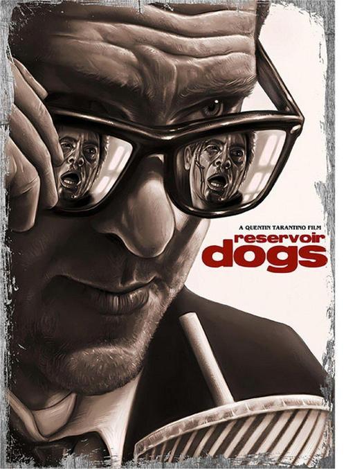 Reservoir Dogs Rezervuar Köpekleri Desenli Mdf Tablo 35Cm X50Cm